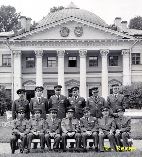 1988. Szentpétervári Kirov Katonaorvosi Akadémia: hadászati- hadműveleti egészségügyi biztosítás szervezése - forrás: Dr. Remes
