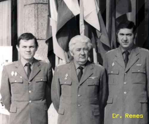 1973-1976. Repülőorvosi Vizsgáló és Kutatóintézet: adjunktus - forrás: Dr. Remes