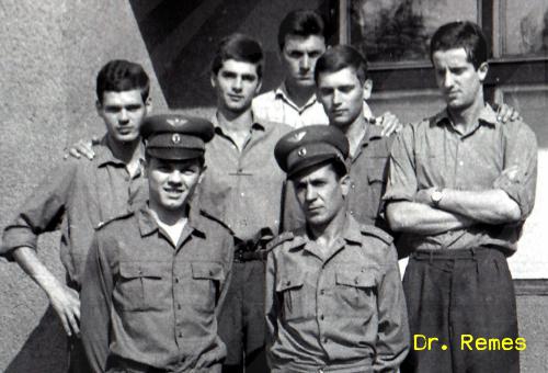 1966-1971. Kilián György Repülő Műszaki Főiskola: csapatorvos, vezetőorvos, segélyhelyparancsnok - forrás: Dr. Remes