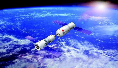 A kínai Tienkung-1 (Mennyei Palota) űrállomásra dokkoló Szencsou-9 űrhajó háromfős személyzetének ténykedését az amerikai X-37B jelű titkos katonai űrhajó közel-felderítésben figyelte - forrás: internet