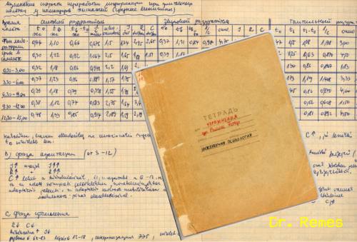 Dr. Remes Péter orvos százados számításai 1972-ből - forrás: Dr. Remes