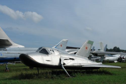 A MiG-105 típusú szovjet katonai űrrepülőgép a repülőmúzeumban - forrás: Dr. Remes digitális archívum