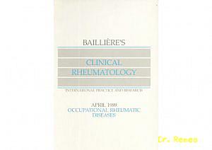 Bailliére's: Clinical Rheumatology címlapja. 1989.