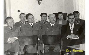 Honvédorvosok 1960-ban a Jesenikben megrendezett Repülőorvosi Konferencián